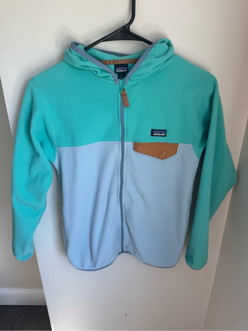 Patagonia Girls' Micro D SnapT Fleece Jacket Size Large
